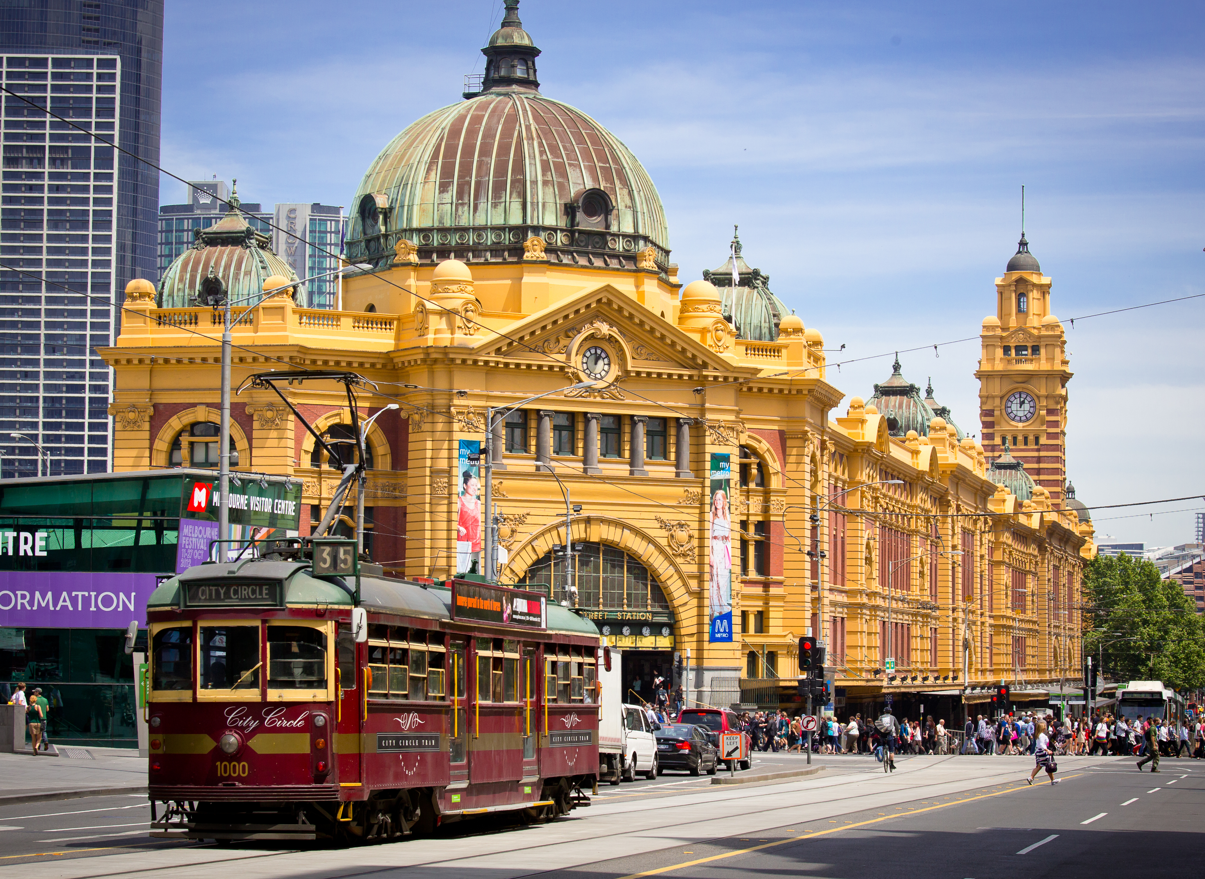 Melbourne. Вокзал Флиндерс-стрит. Флиндерс стрит вокзал Мельбурн. Вокзал Флиндерс-стрит Стейшн Мельбурн Австралия. Достопримечательности Мельбурн Австралия Австралия.